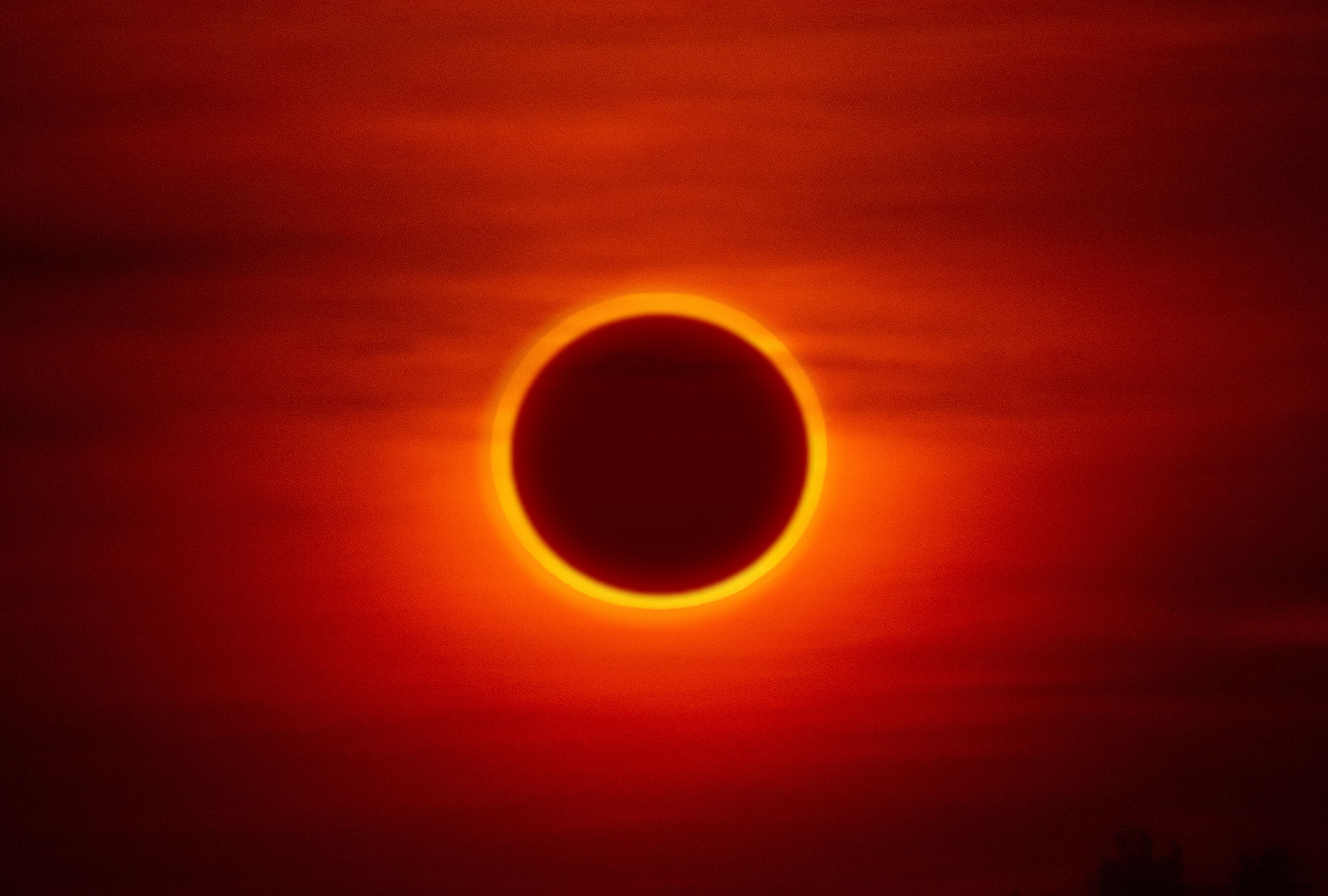 Eclipse anular de Sol. (Foto: Matthew Starling/iStock)