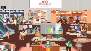 ¿Puedes encontrar los 5 vestidos entre las rebajas en 3 minutos?