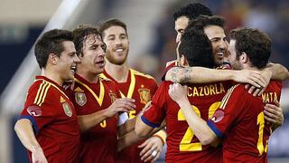 España venció 3-1 a Uruguay con doblete de Pedro en amistoso
