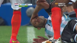 Holanda vs. Argentina: Mascherano y el golpe que asustó a todos