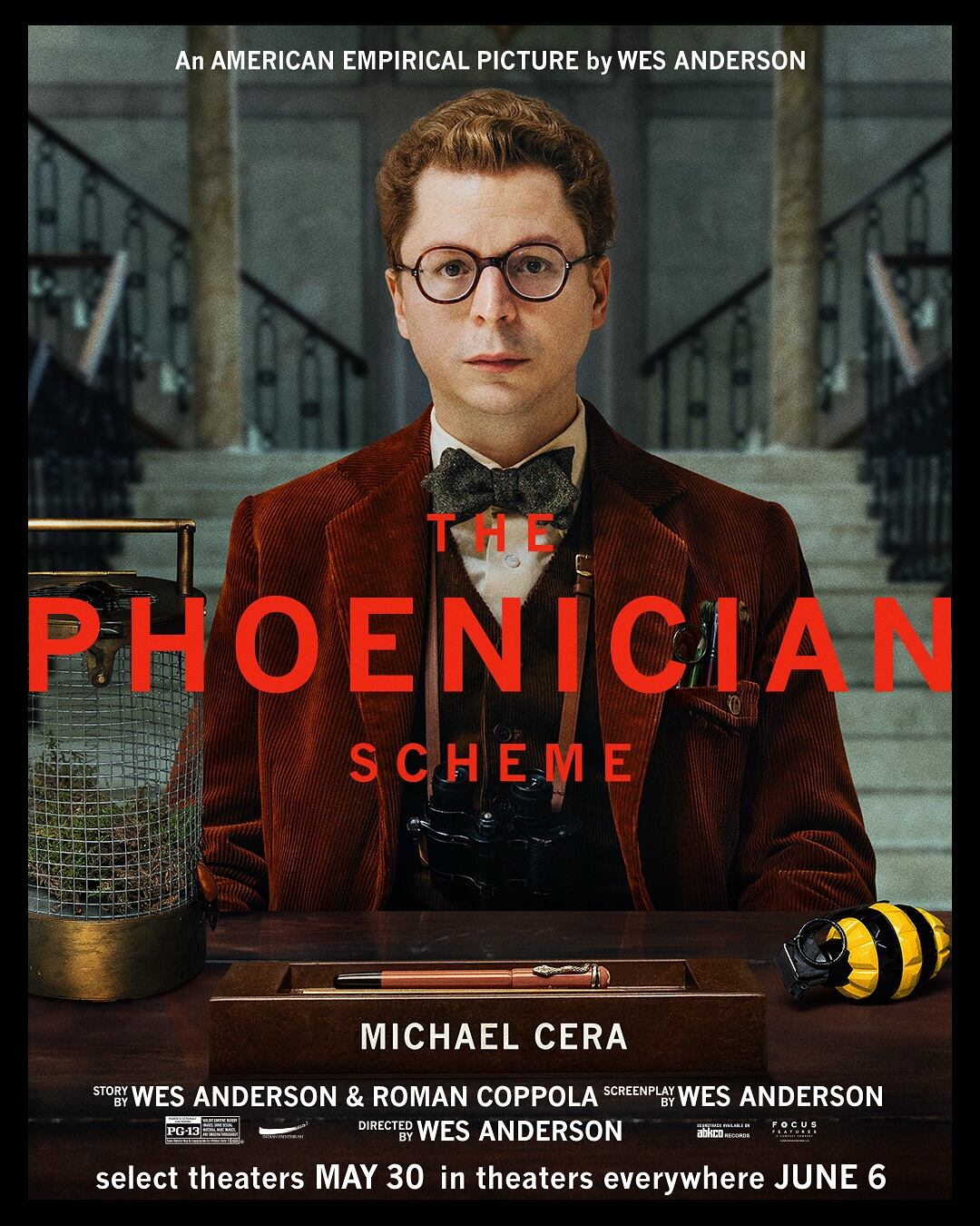Michael Cera como Bjørn Lund en la película "The Phoenician Scheme" (Foto: Universal Pictures)