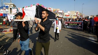 Las protestas siguen en las calles de Irak pese a la matanza de 17 civiles en Bagdad | FOTOS