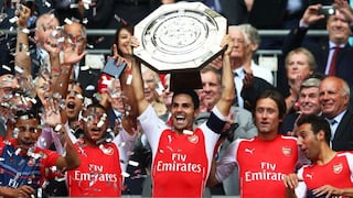 Alegría y emoción: Arsenal festejó título de Community Shield