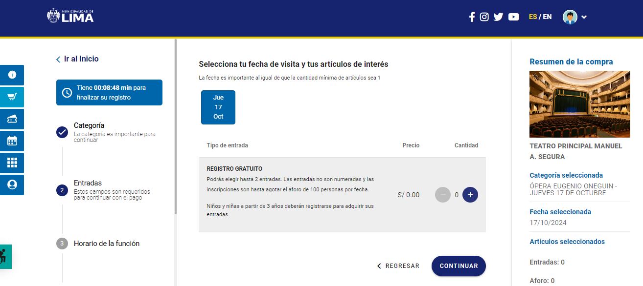 ¿Cómo conseguir entradas gratis a la ópera de Eugenio Oneguin? | Foto: captura Tickets Lima