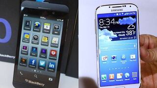 BlackBerry Z10 vs Galaxy S4: compara los dos supersmartphones que ya están en Perú