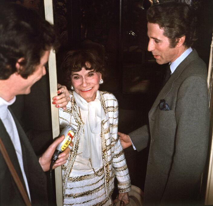 Coco Chanel el 30 de enero de 1958.