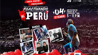 Vuelven los conciertos en vivo con ‘100% Rock Peruano - Reactivando al Perú’