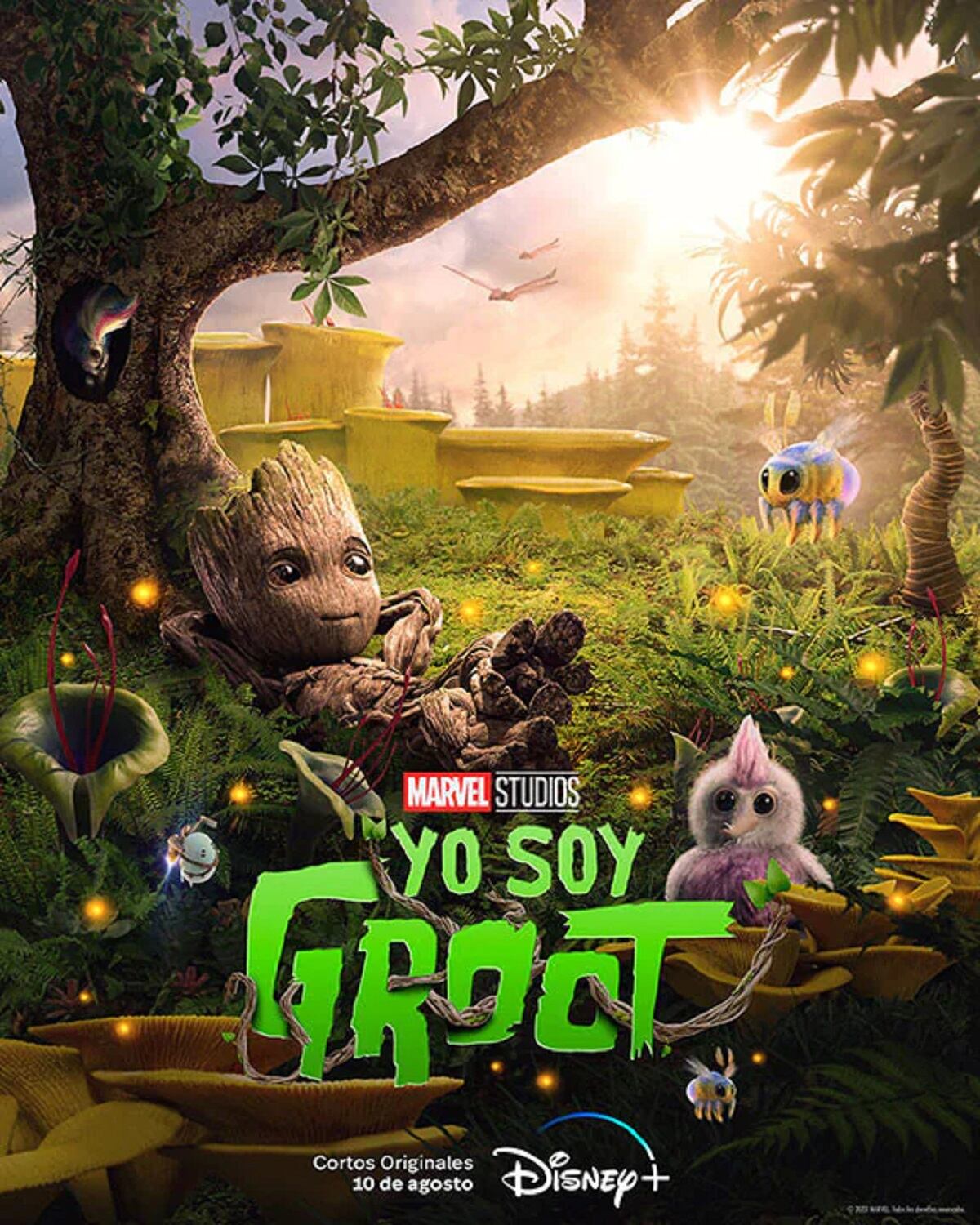 El póster de "Yo soy Groot" (Foto: Marvel/ Disney Plus)