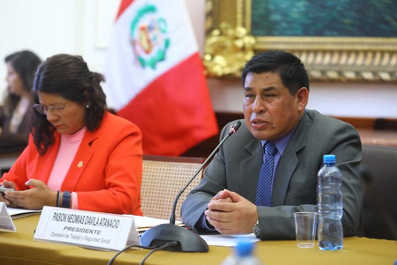 Congresista Pasión Dávila, nuevo presidente de la comisión. (Foto: Congreso)