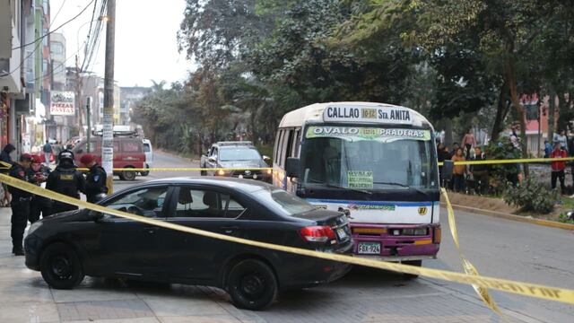 Santa Anita: asesinan a chofer de transporte público y Policía captura a dos presuntos responsables