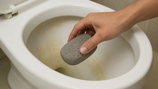 Sencillo y económico: qué función cumple la piedra pómez en la limpieza de tu inodoro
