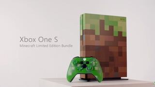 Xbox One S tendrá una edición especial con temática de “Minecraft” [VIDEO]