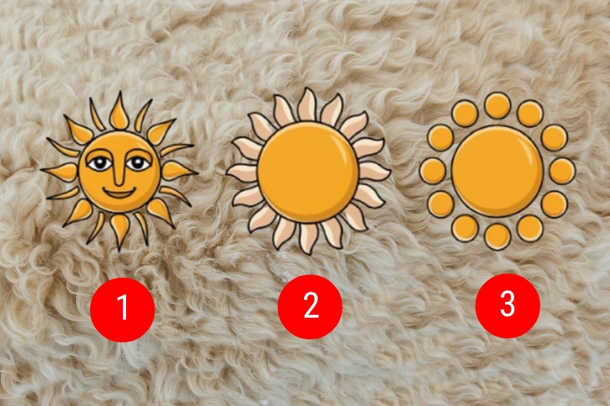 Elige uno de los soles que se muestran en este test visual y sorpréndete con las respuestas. (Imagen: El Comercio/Mag)