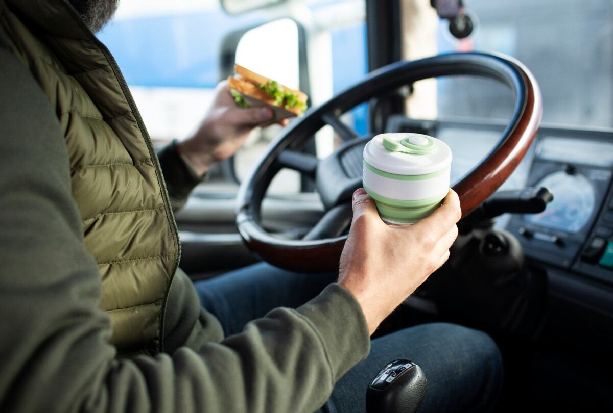 Comer en el auto puede aumentar el riesgo de enfermedades por bacterias, como Salmonella y Listeria. | Crédito: Freepik