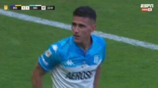 Golazo de Matías Rojas para el 1-1 de Racing vs. Boca Juniors | VIDEO
