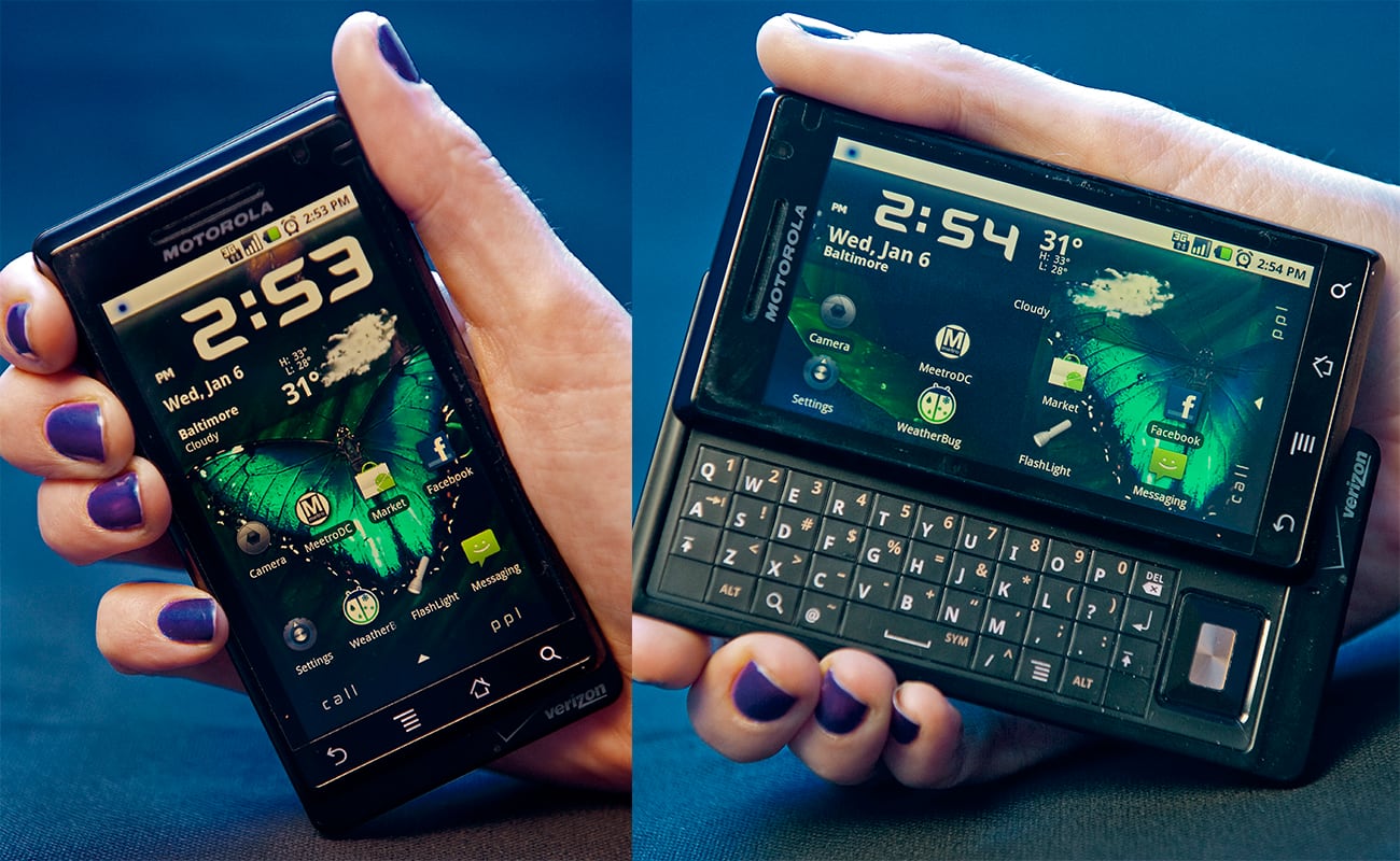 Este equipo de Motorola contribuyó a la popularización de Android. (Fotos: AFP)