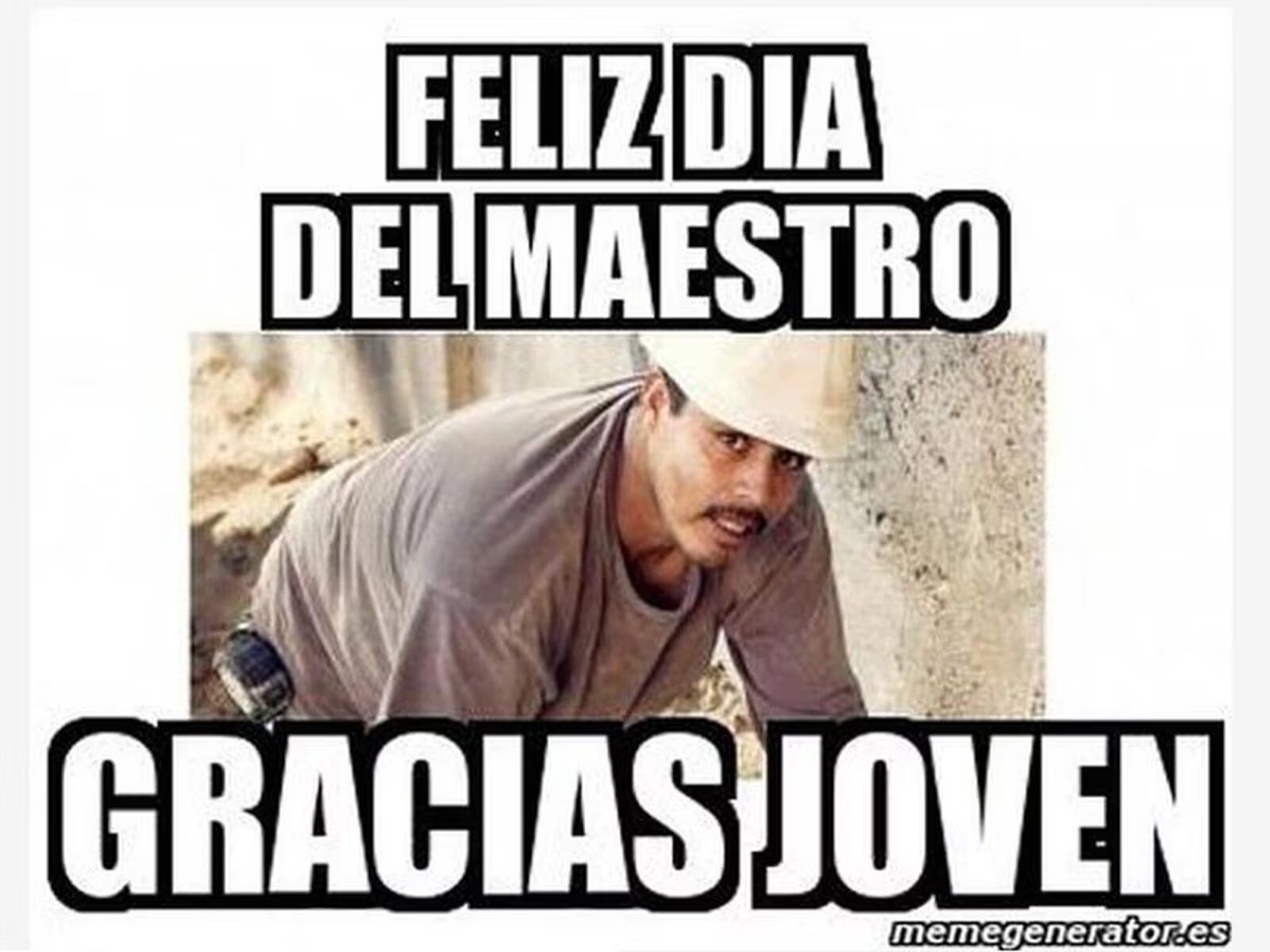 WHATSAPP | ¿Te has dado cuenta de que a algunos albañiles se les llama maestro? (Foto: Memegenerator)