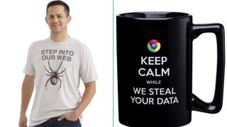 Microsoft vende tazas y camisetas que critican los "poderes" de Google