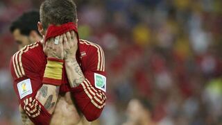 Desilusión de España tras ser eliminada del Mundial por Chile