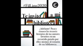 Te invito a mi biblioteca: una visita al corazón de las bibliotecas de los autores que participan en la FIL 2020
