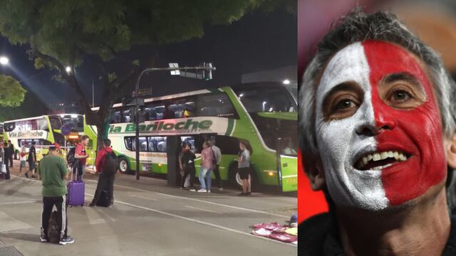 El extenso y costoso viaje que realizan los hinchas de River Plate para llegar a la final de la Libertadores en Lima 