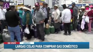Arequipa: reportan largas colas para comprar gas doméstico