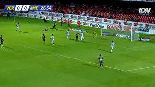 América vs. Veracruz: así fue el gol de Henry Martín para el 1-0 de las 'Águilas' | VIDEO | EN VIVO