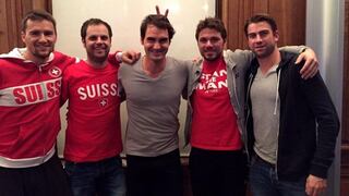 Federer y Wawrinka en curiosa foto para cerrar polémica