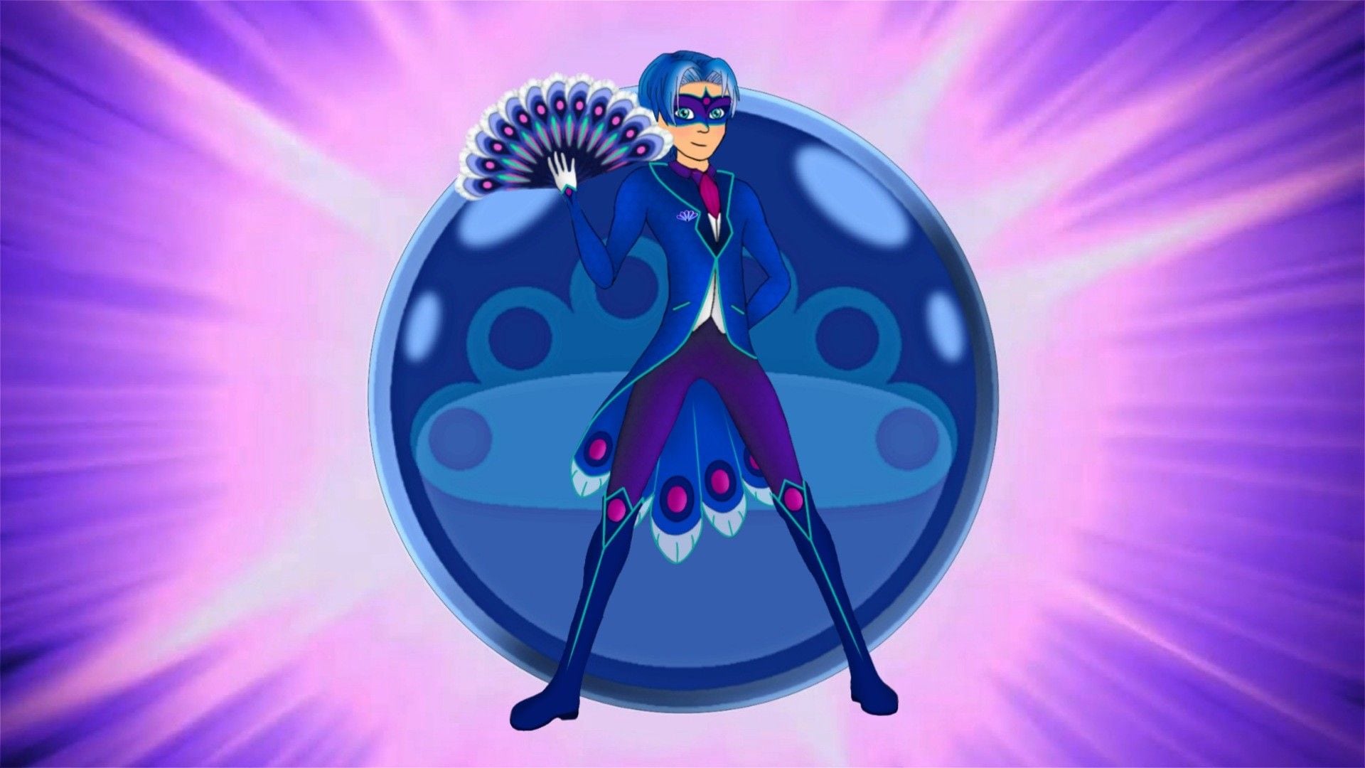 El Miraculous del Pavo Real es uno de los más poderosos de la serie animada "Miraculous: las aventuras de Ladybug" (Foto: Miraculous Corp.)