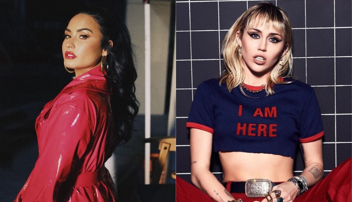 Así sonaría un clásico del vallenato interpretado por MIley Cyrus y Demi Lovato, según una IA. (Foto: Instagram)