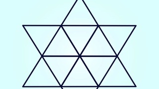 ¿Eres capaz de decir cuántos triángulos hay en menos de 10 segundos?
