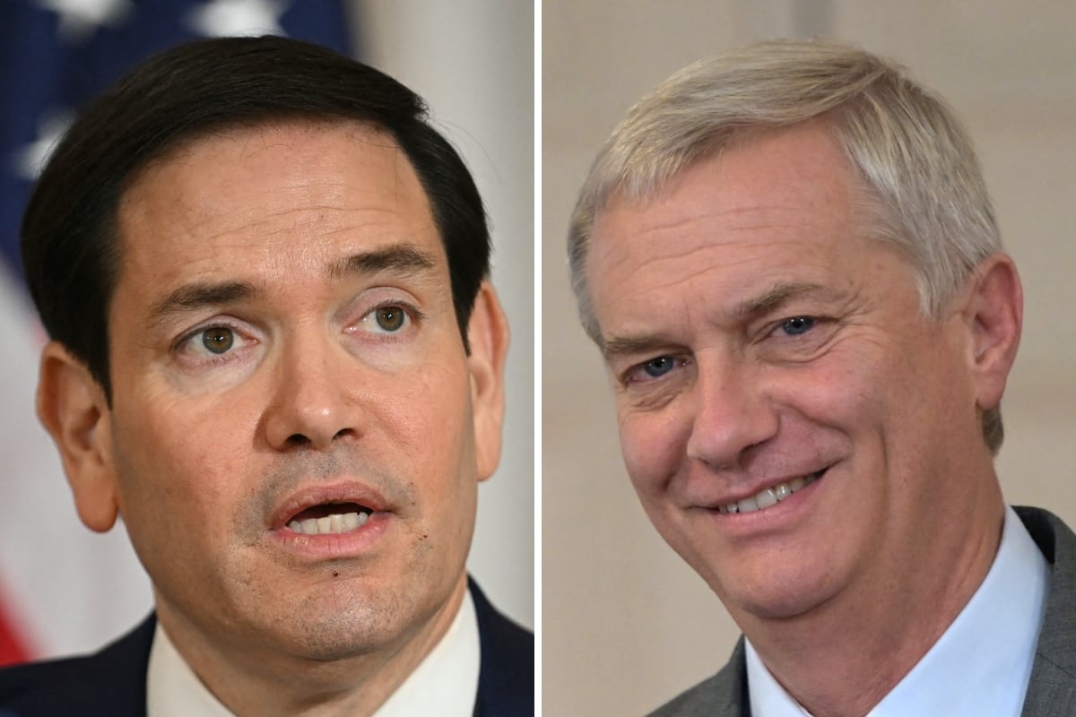 El secretario de Estado de Estados Unidos, Marco Rubio; y el presidente electo de Chile, José Antonio Kast. (Jim WATSON / Rodrigo ARANGUA / AFP)