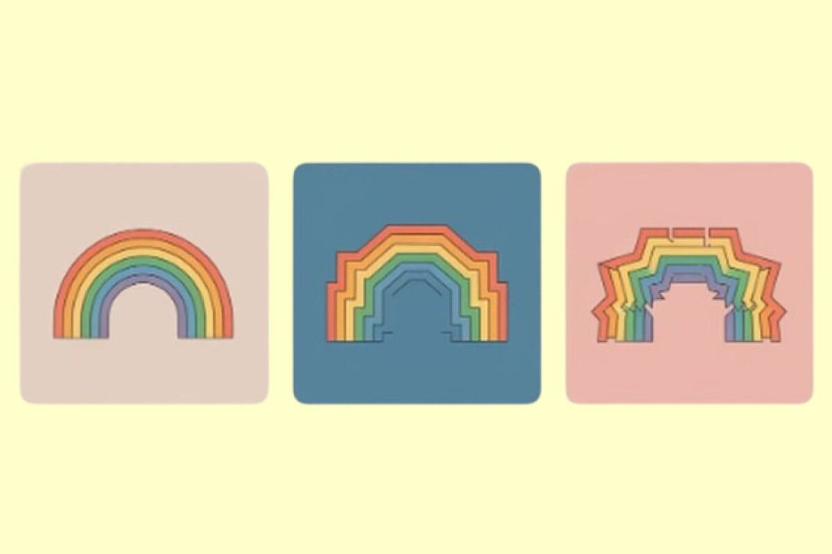 Elige uno de los tres arcoíris que se muestran y sorpréndete conociendo más sobre tu personalidad. (Imagen: El Comercio/Mag)