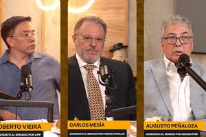 Candidatos al Senado Carlos Mesía, Roberto Vieira y Augusto Peñaloza no renunciarían a la inmunidad parlamentaria