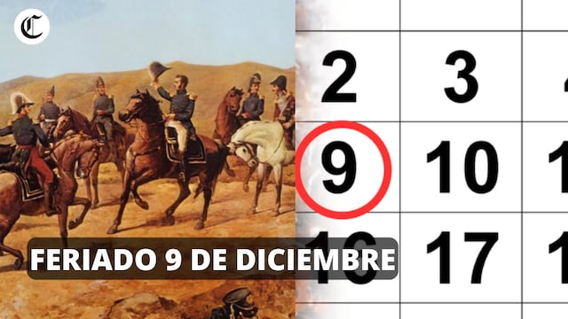 Feriado 9 de diciembre: Qué se conmemora en esta fecha y quiénes descansan, según El Peruano