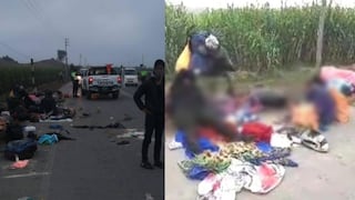 Barranca: camión cisterna atropella a ocho venezolanos y tres de ellos mueren | FOTOS