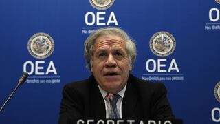 Secretario general de OEA comparte preocupación de Comunidad Andina sobre crisis política en Perú