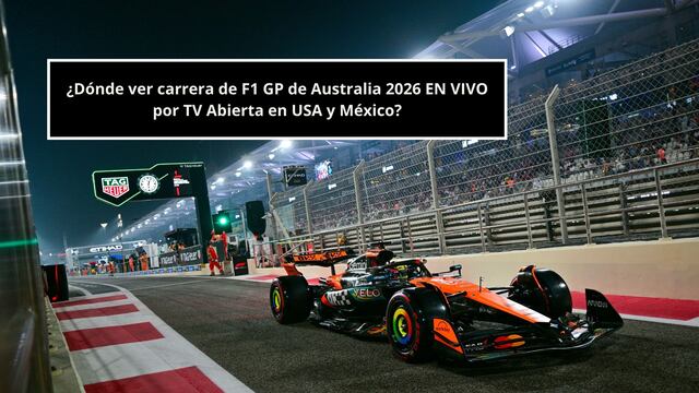 🤖 Cómo mirar carrera de F1 GP de Australia 2026 EN VIVO EN DIRECTO por TV Abierta