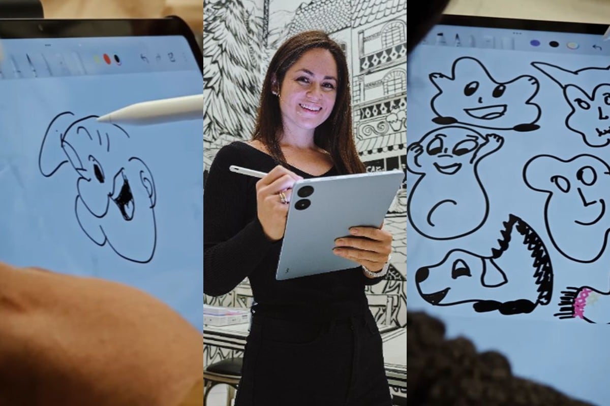 Con la Xiaomi Redmi Pad Pro podrás realizar dibujos perfectos o ir explorando diseños creativos hasta convertirte en todo un artista. (Foto: @xiaomi.peru.official / Instagram)