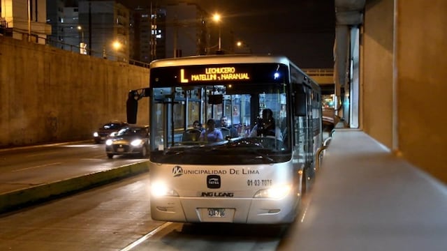 Estas son las 8 estaciones del Metropolitano donde para el ‘Bus Lechucero’