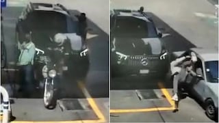 Atropellan a ladrón cuando robaba reloj de lujo Rolex a conductor que cargaba gasolina | VIDEO