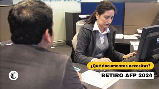 Lo último de la documentación para el retiro afp