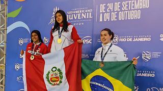 Valentina Quispe y Fiorella Rodríguez ganaron las medallas de oro y plata en el Campeonato Sudamericano Juvenil de Deportes Acuáticos Río 2025
