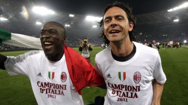 Filippo Inzaghi reemplazó a Seedorf como entrenador del Milan