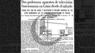 Así Ocurrió: En 1950 los primeros televisores llegan a Lima