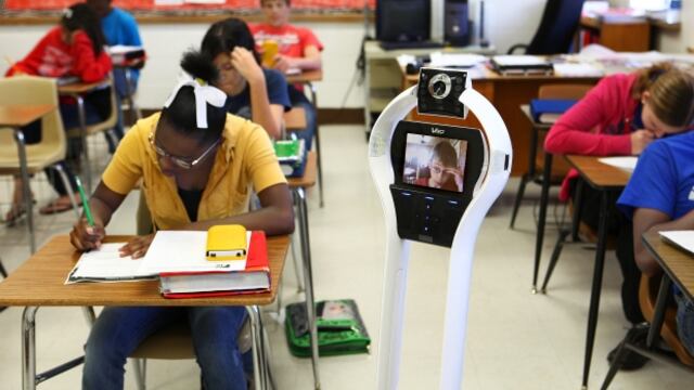 Los robots ayudan a que alumnos no pierdan clases