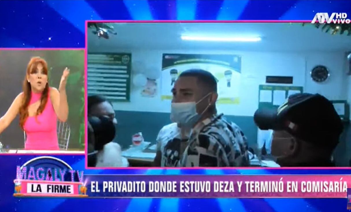 Magaly Medina tras intervención de Jean Deza. (Foto: Captura de video)