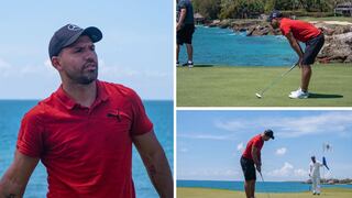 Sergio ‘Kun’ Agüero se lució en torneo de golf en Casa de Campo