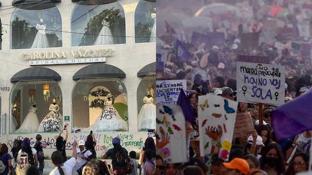 ¿Feminismo o vandalismo? Internet se divide en el caso de la diseñadora Carolina Vázquez y la marcha feminista 