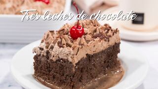 Día Internacional del Chocolate: receta de la torta tres leches de chocolate | VIDEO